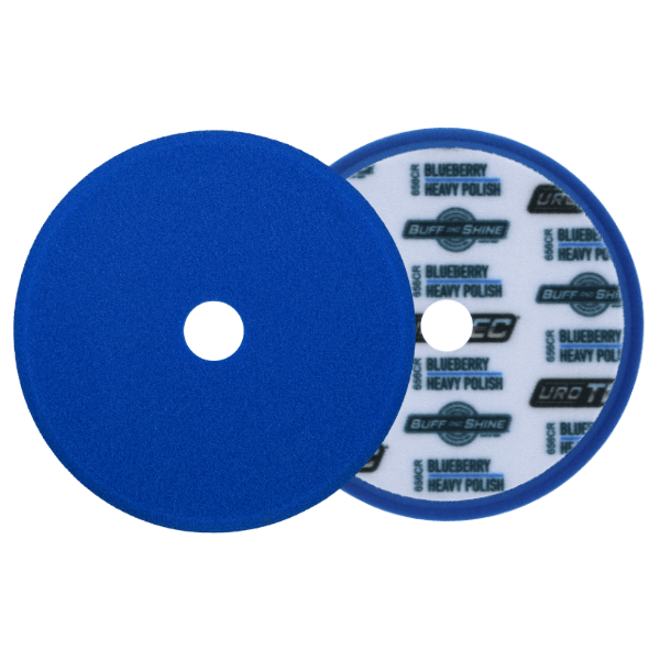 BUFF AND SHINE | Uro-Tec Blueberry Foam Pad (Heavy Polishing) Car Supplies Warehouse