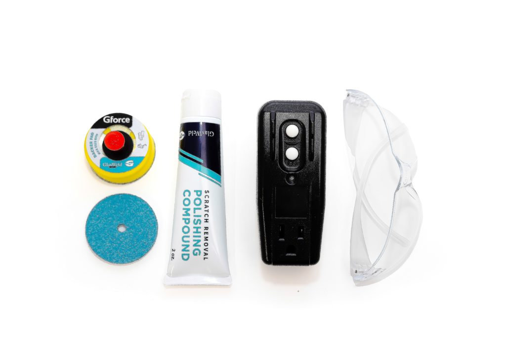 GLASWELD Gforce Max Kit Essentiel – La solution ultime pour enlever les rayures sur le verre