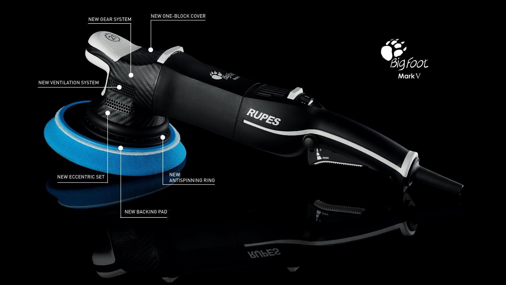 RUPES LHR15 Bigfoot Mark V | Polisseuse de peinture automobile