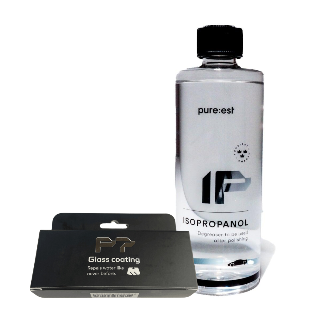 PURE:EST P7 & Kit de Revêtement pour Verre – Système Ultime de Protection et Préparation du Verre