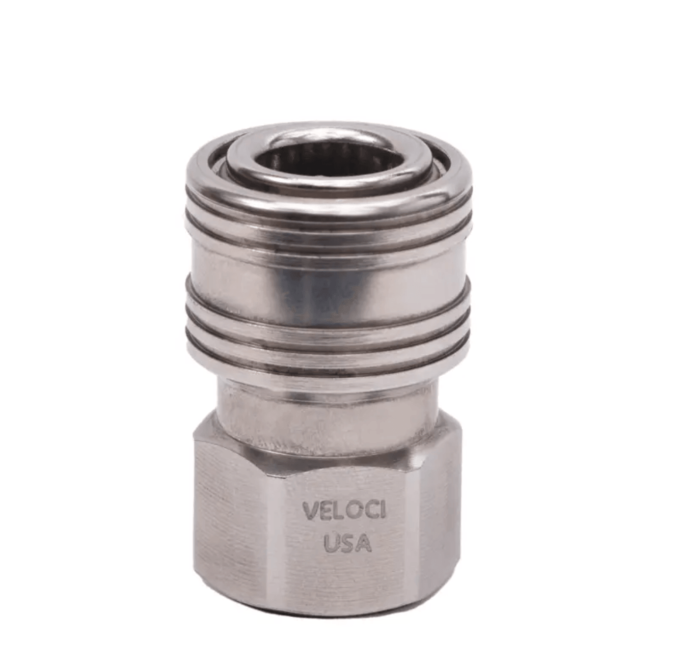 MTM HYDRO Prima Raccord rapide en acier inoxydable 1/4 FPT