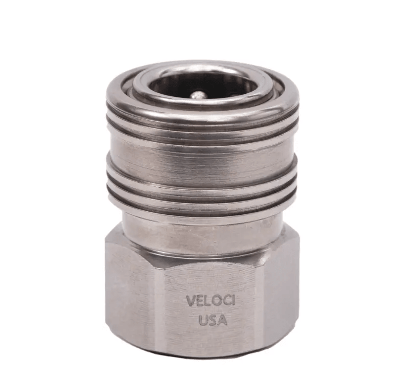 MTM HYDRO Prima Raccord rapide en acier inoxydable 3/8FPT