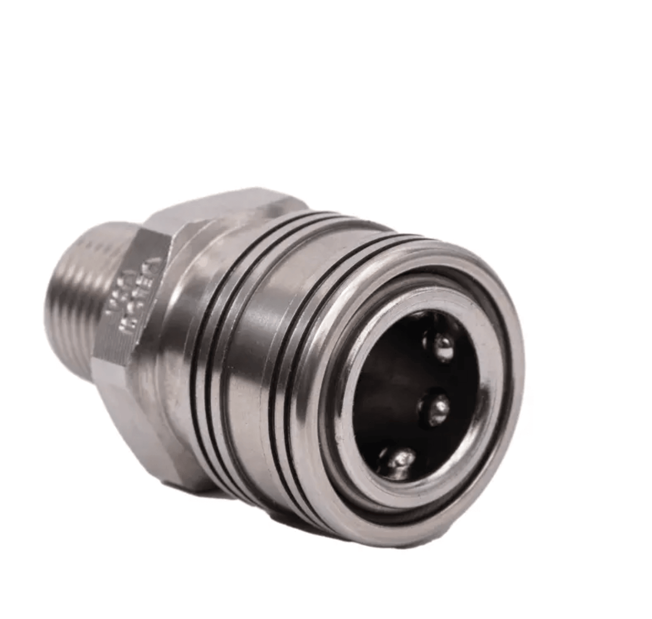 MTM HYDRO Prima Raccord rapide en acier inoxydable 3/8 MPT