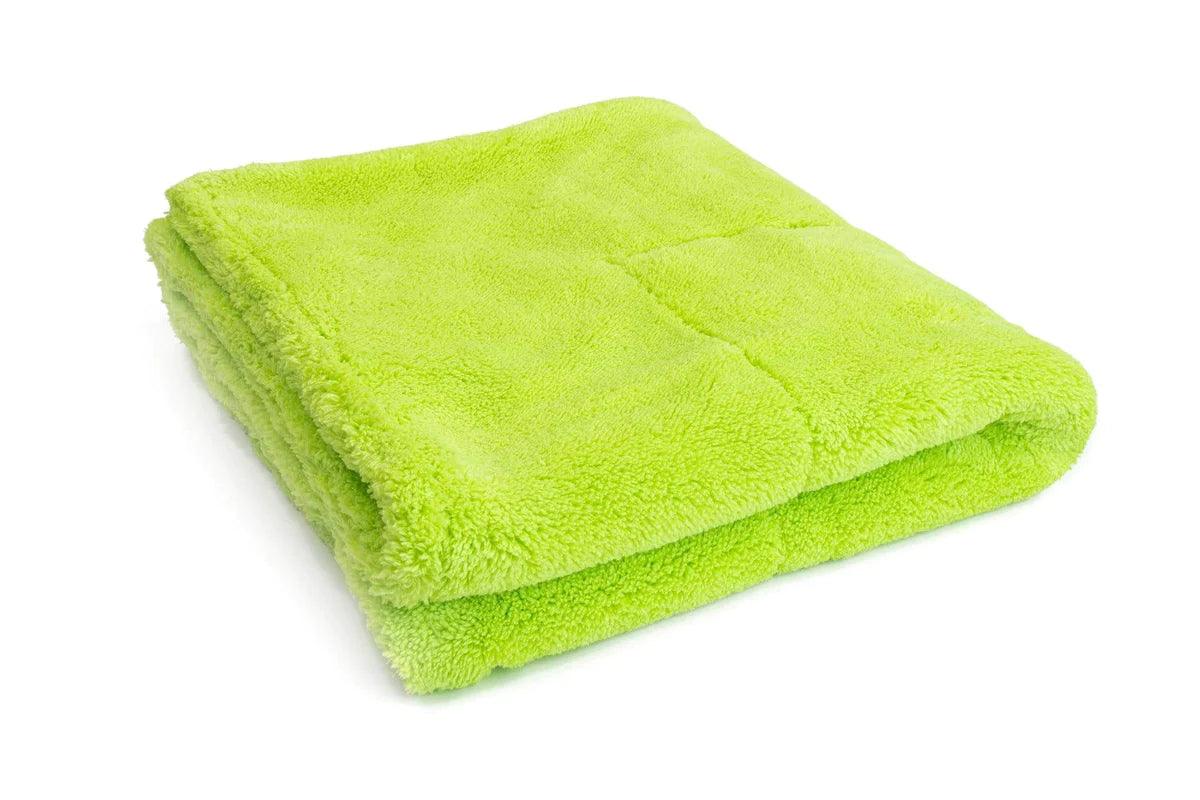 AUTOFIBER | Motherfluffer XL Plush Drying Towel (22" x 22") Green Car Supplies Warehouse