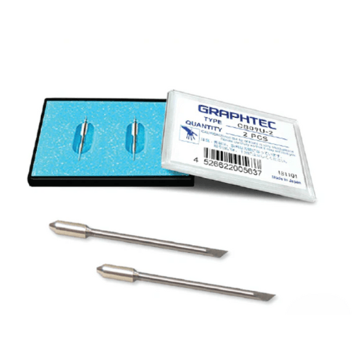 GRAPHTEC CB09UB 0,9mm Supersteel 45° Pack de 2