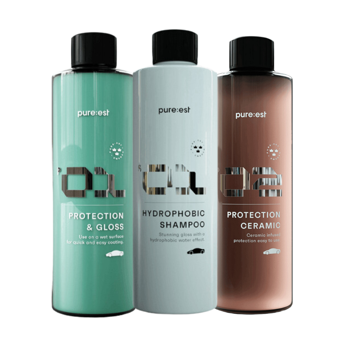 PURE:EST Trio de Protection Céramique – Kit Complet de Protection Extérieure