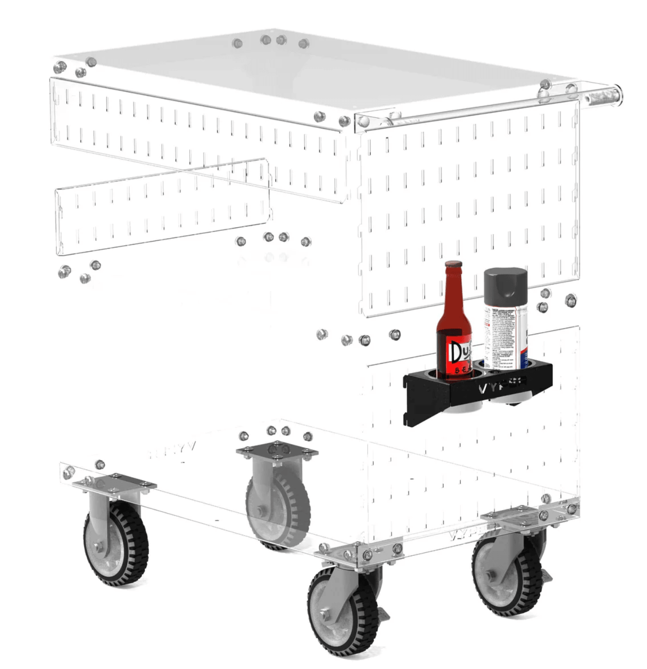 Porte-gobelets double pour chariot VYPER INDUSTRIAL X32