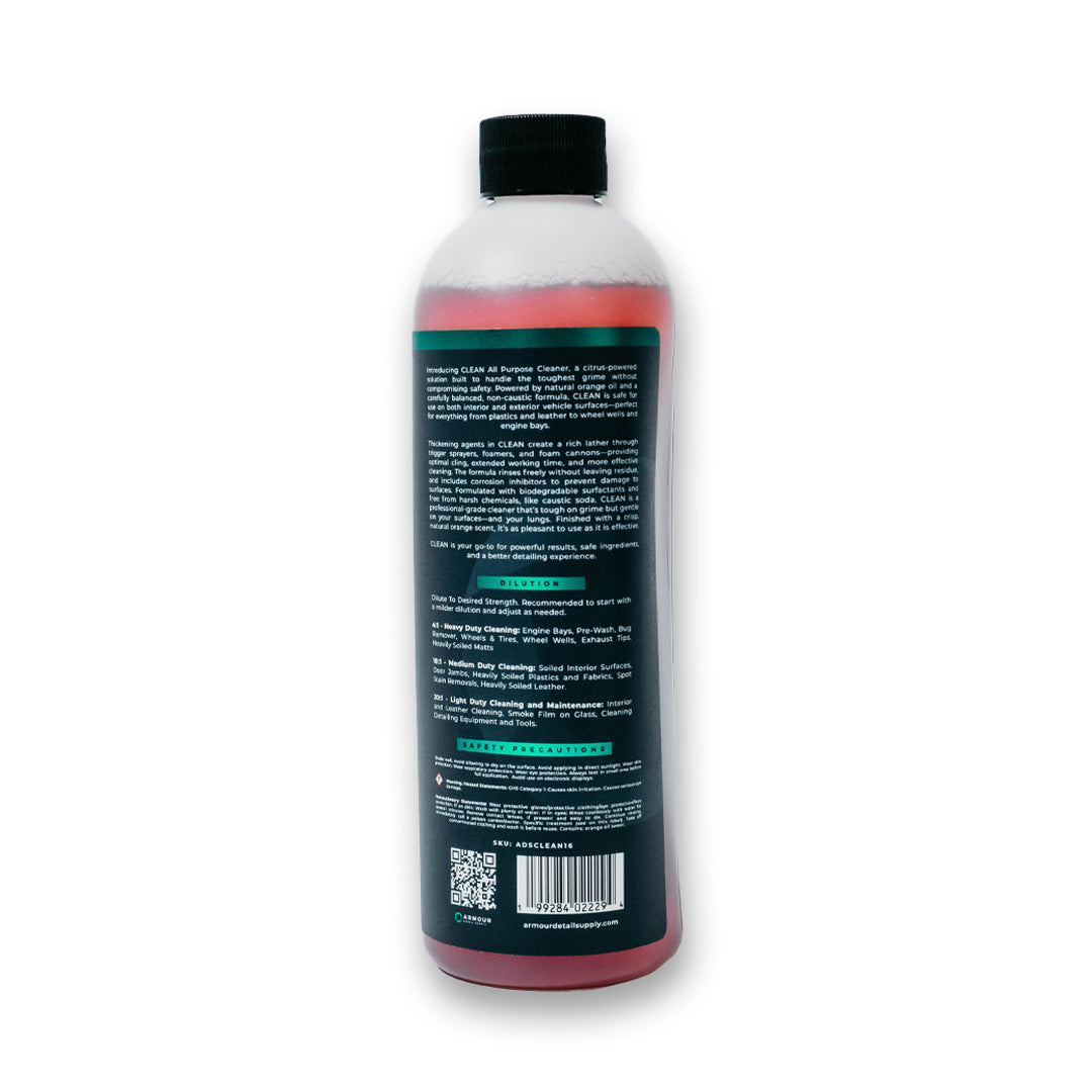 ARMOUR DETAIL Clean All Purpose Cleaner – Powerful, Safe Cleaning for Every Surface