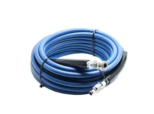MTM HYDRO KobraJet Bleu Lisse 25’ 4 000 PSI avec Raccord et Bouchon en Acier Inoxydable