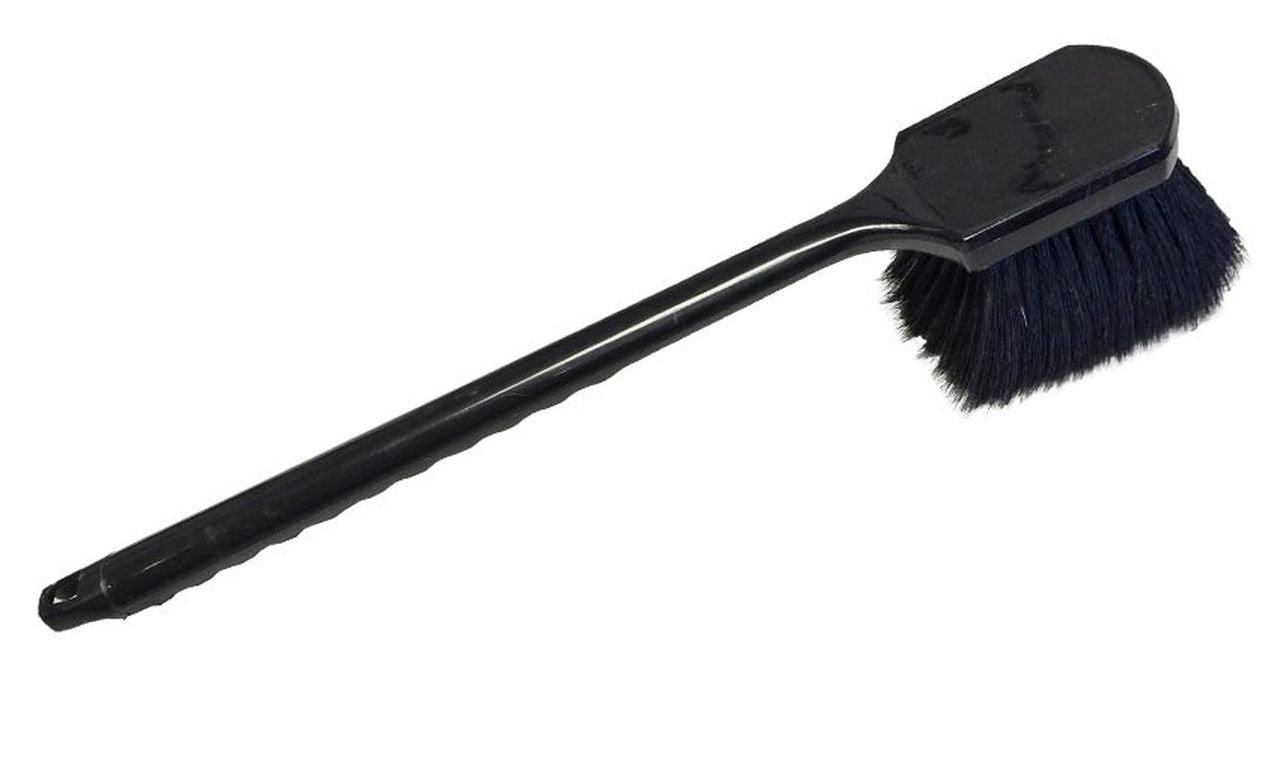 Brosse circulaire en poils de sanglier BRAUN AUTOMOTIVE, manche de 20 pouces
