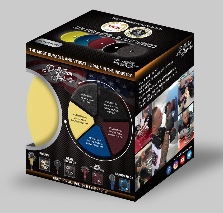 Buff and Shine Reflection Artist Complete Buffing Kit - Car Supplies WarehouseBuff and Shinebuffing padsbundlecutting pad