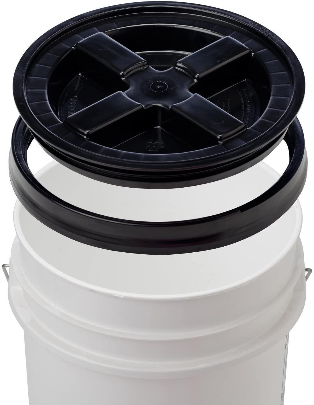 Gamma Seal Bucket Lids Black
