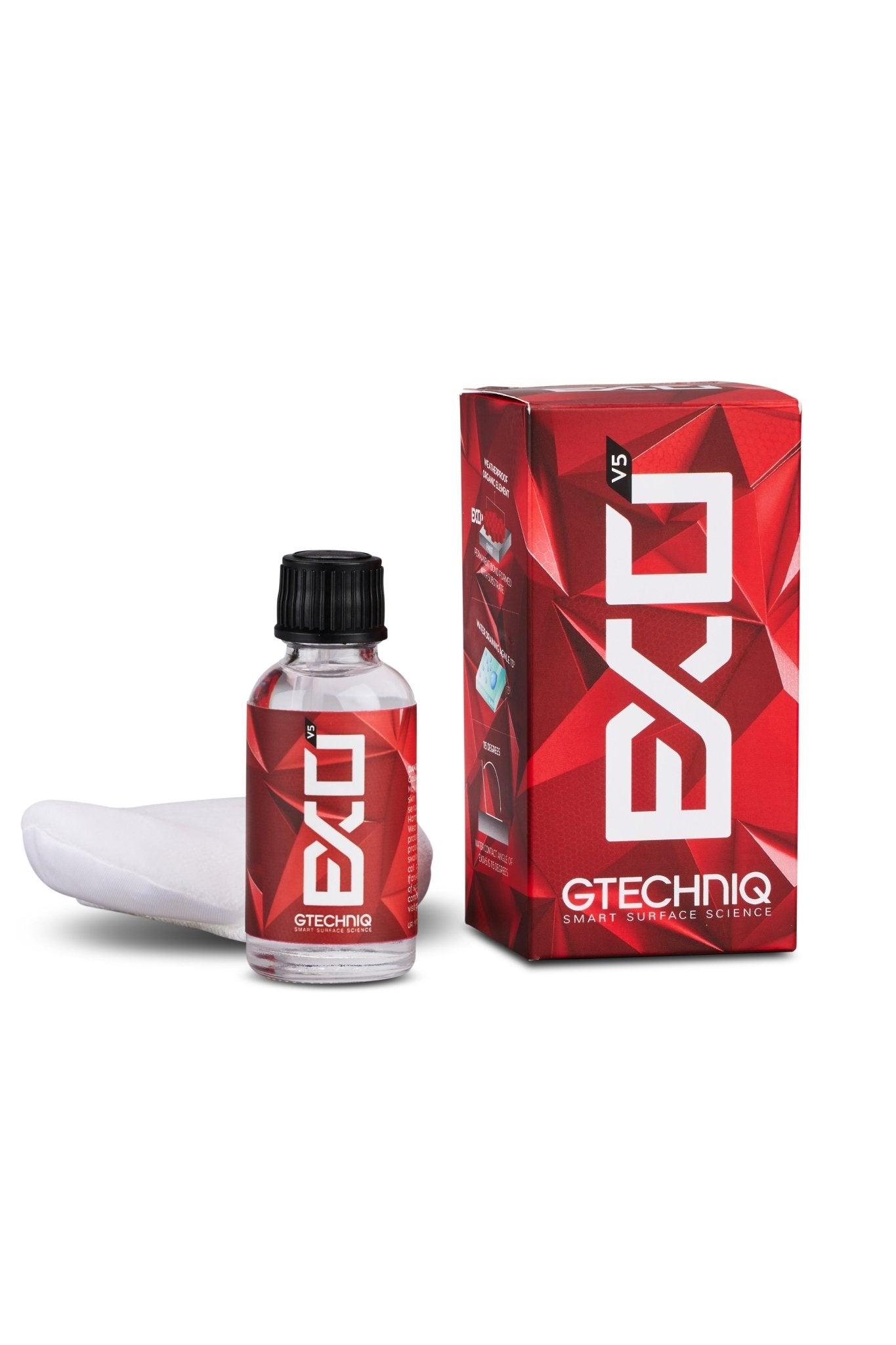 Gtechniq EXO v5 Revêtement hydrophobe ultra durable – Revêtement céramique à une seule couche pour une protection lisse et longue durée