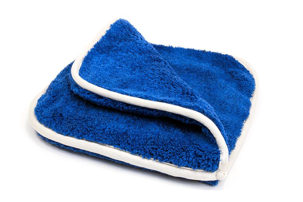 AUTOFIBER Serviette microfibre pour lavage de voiture sans rinçage Double Flip 3 pièces 8" x 8"