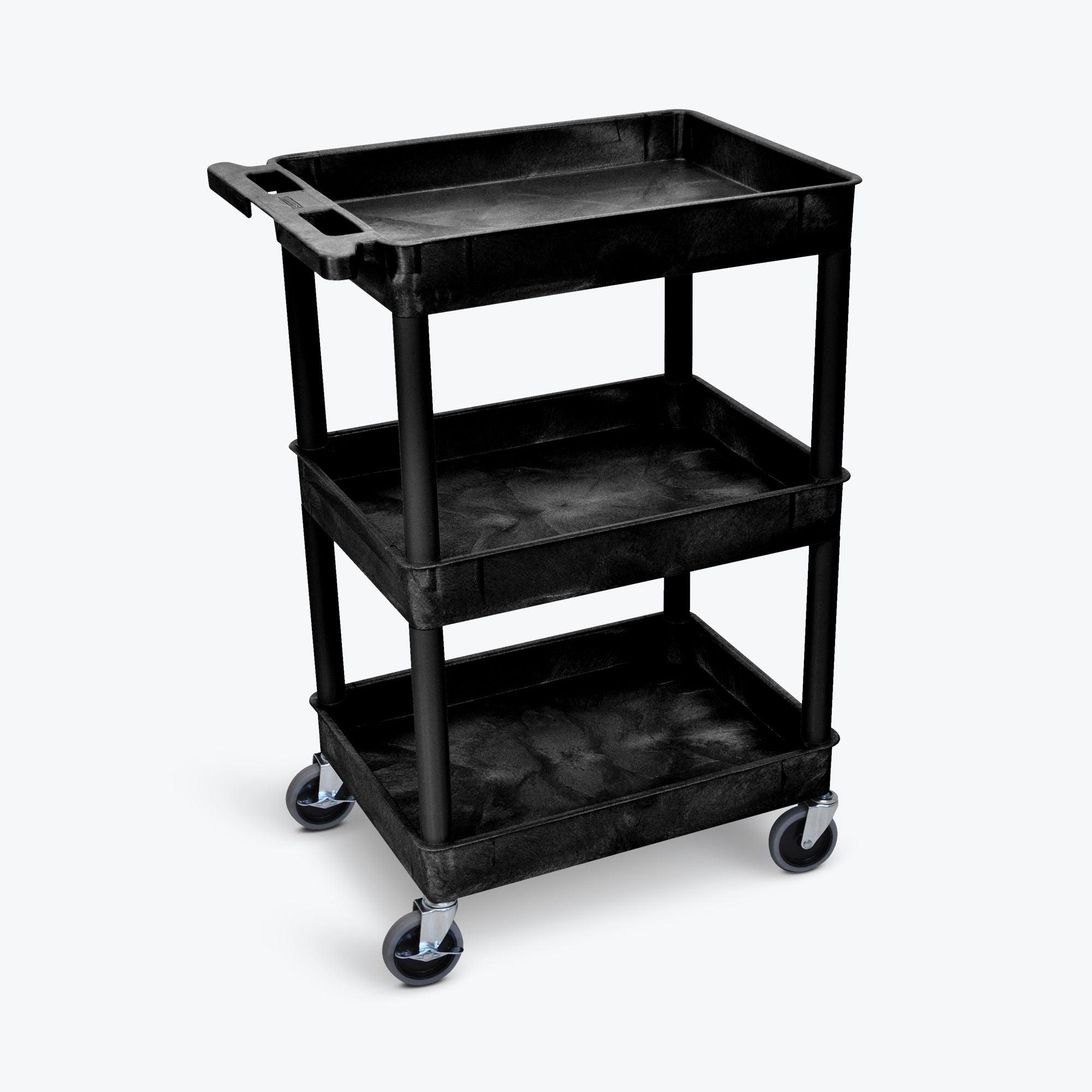 Luxor STC111 Tub Cart With Three Shelves - Car Supplies WarehouseLuxoraccessoriescartcarts