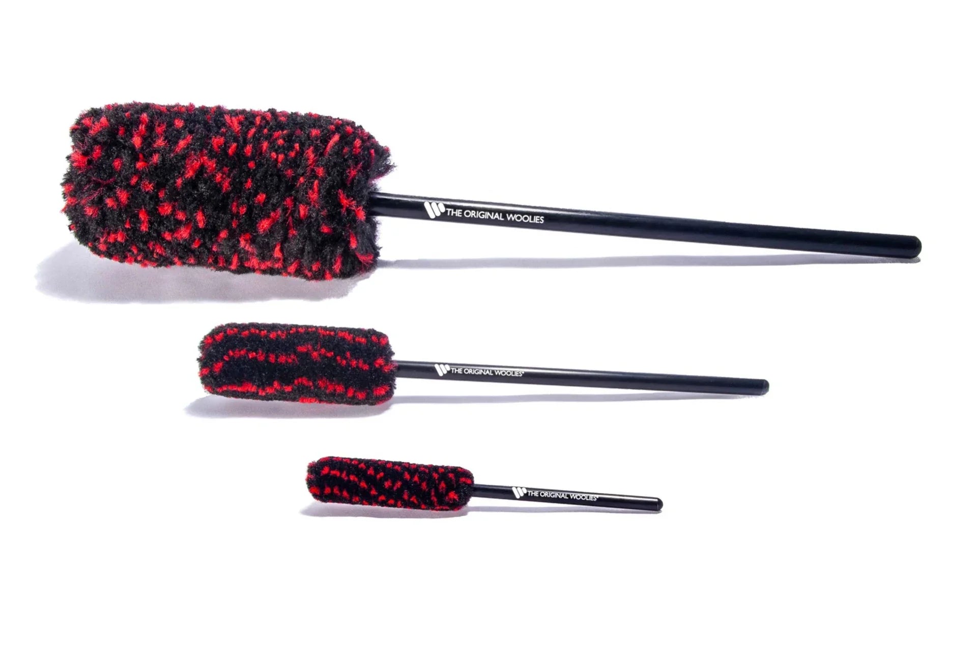 WHEEL WOOLIES Kit de 3 Brosses de Détail – La Solution Ultime pour le Nettoyage des Jantes