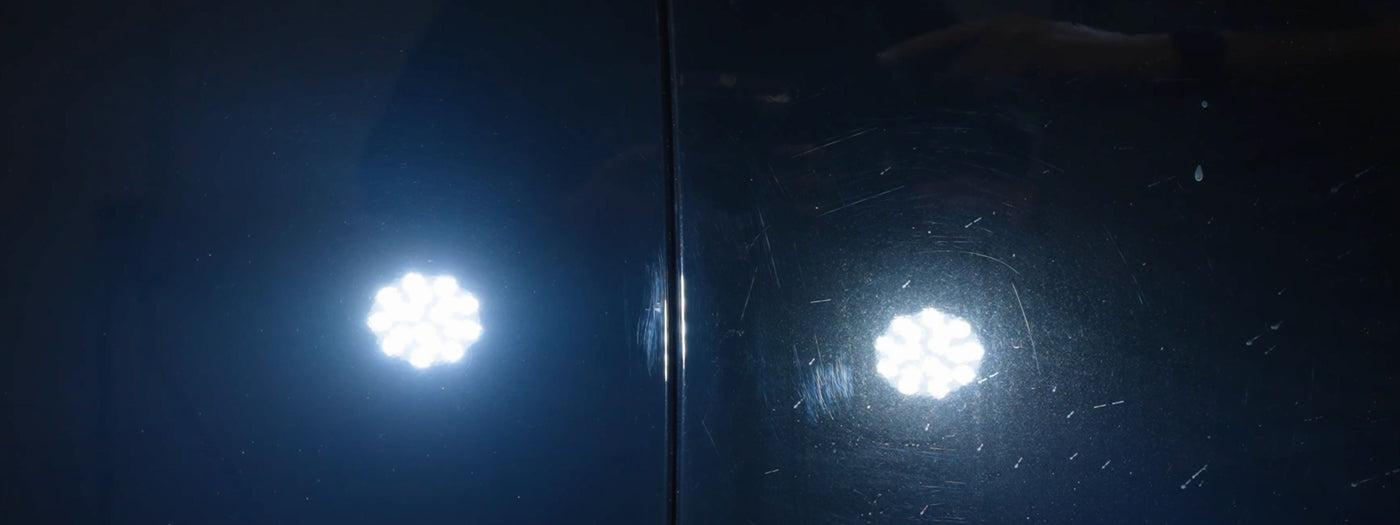 Éclairages de detailing & jauges de peinture