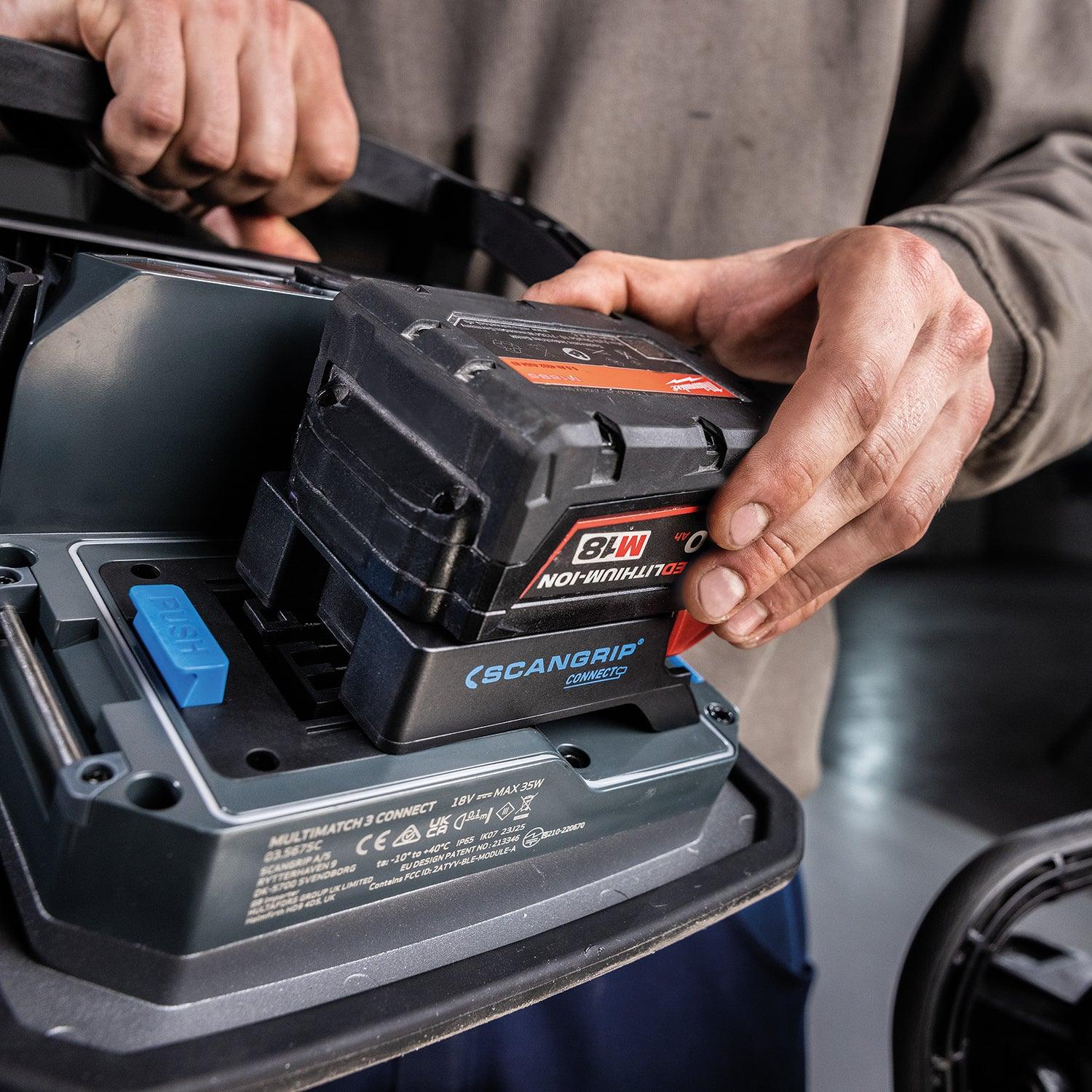 SCANGRIP MULTIMATCH 8 CONNECT – 8000 Lumen Professional Light for Paint Correction & Inspection