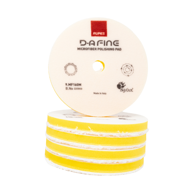 RUPES D-A Microfibre de Polissage Fin (Jaune)