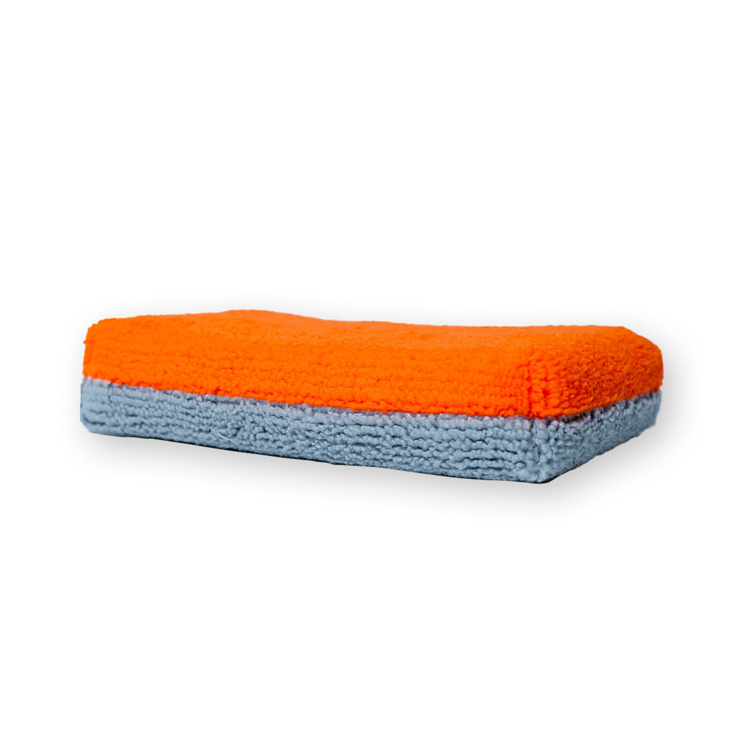 Applicateur AUTOFIBER Thin Saver, éponge applicatrice de revêtement en microfibre Terry avec barrière en plastique