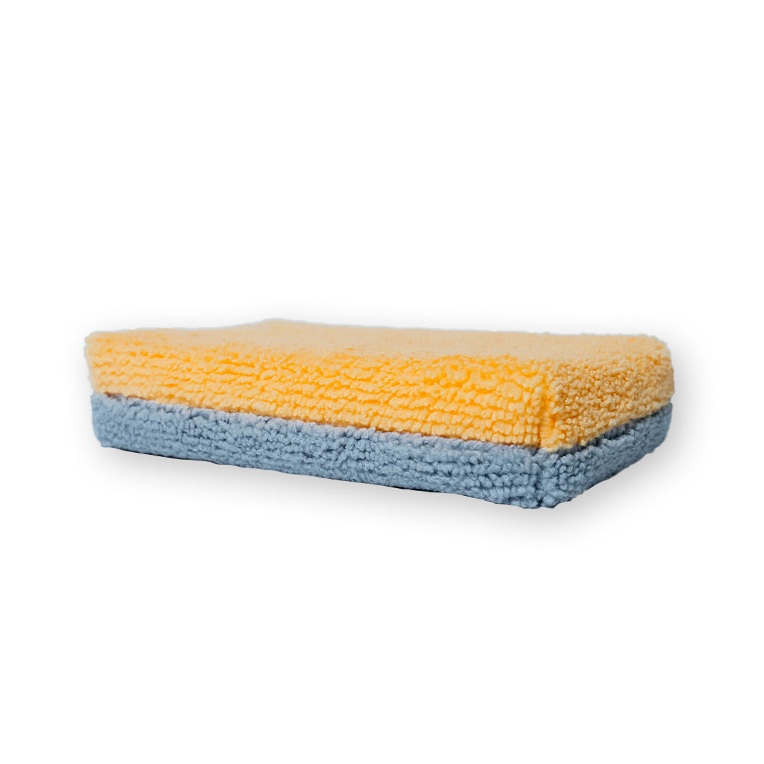 Applicateur AUTOFIBER Thin Saver, éponge applicatrice de revêtement en microfibre Terry avec barrière en plastique