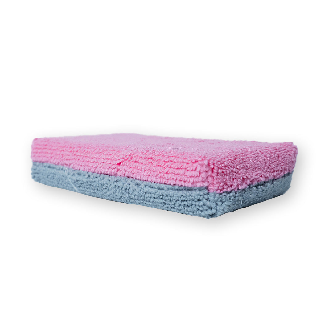 Applicateur AUTOFIBER Thin Saver, éponge applicatrice de revêtement en microfibre Terry avec barrière en plastique