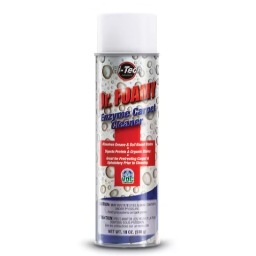 HI-TECH Dr. Foamy II Enzyme Carpet Cleaner 18oz.