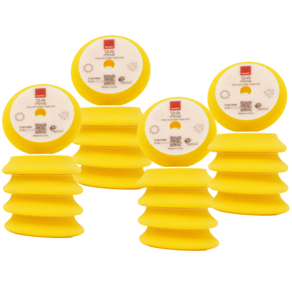 Tampon de polissage en mousse haute performance RUPES D-A Fine (jaune)
