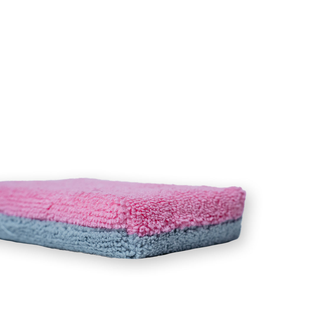 Applicateur AUTOFIBER Thin Saver, éponge applicatrice de revêtement en microfibre Terry avec barrière en plastique