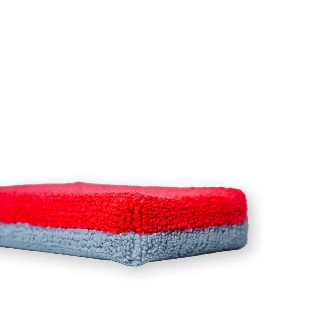 Applicateur AUTOFIBER Thin Saver, éponge applicatrice de revêtement en microfibre Terry avec barrière en plastique