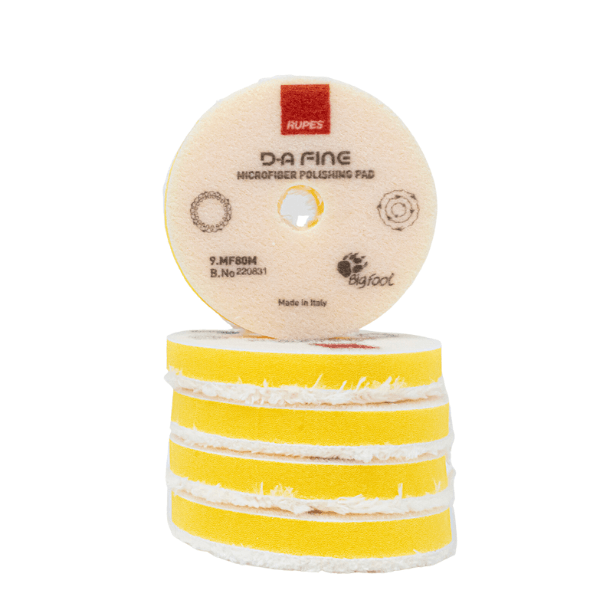 RUPES D-A Microfibre de Polissage Fin (Jaune)