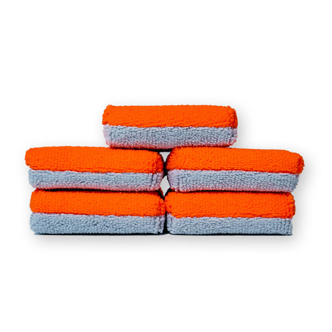 Applicateur AUTOFIBER Thin Saver, éponge applicatrice de revêtement en microfibre Terry avec barrière en plastique
