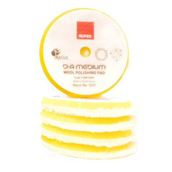 Tampon de polissage en laine jaune RUPES DA Medium