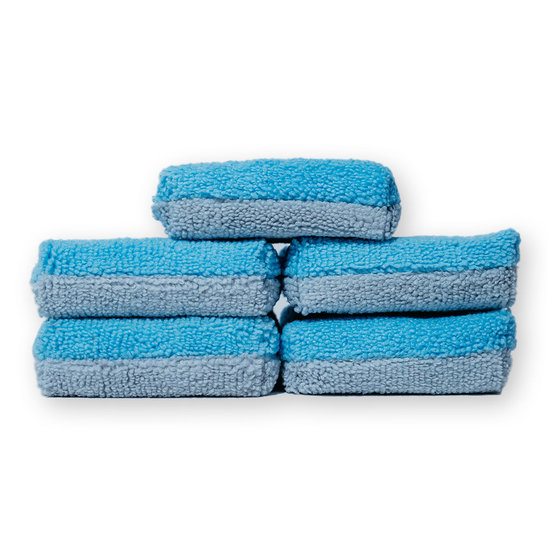 Applicateur AUTOFIBER Thin Saver, éponge applicatrice de revêtement en microfibre Terry avec barrière en plastique