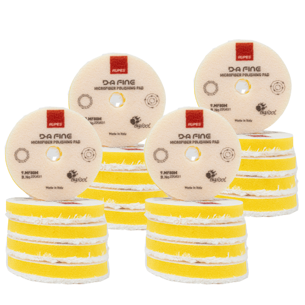 RUPES D-A Microfibre de Polissage Fin (Jaune)