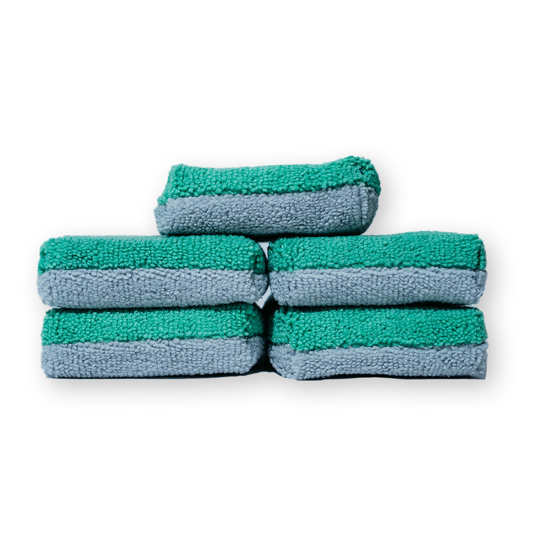 Applicateur AUTOFIBER Thin Saver, éponge applicatrice de revêtement en microfibre Terry avec barrière en plastique