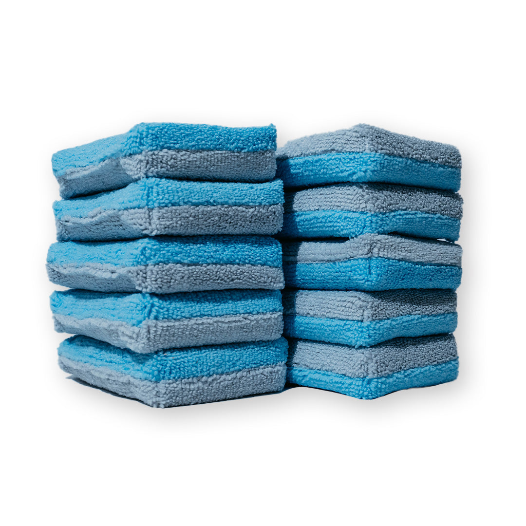 Applicateur AUTOFIBER Thin Saver, éponge applicatrice de revêtement en microfibre Terry avec barrière en plastique