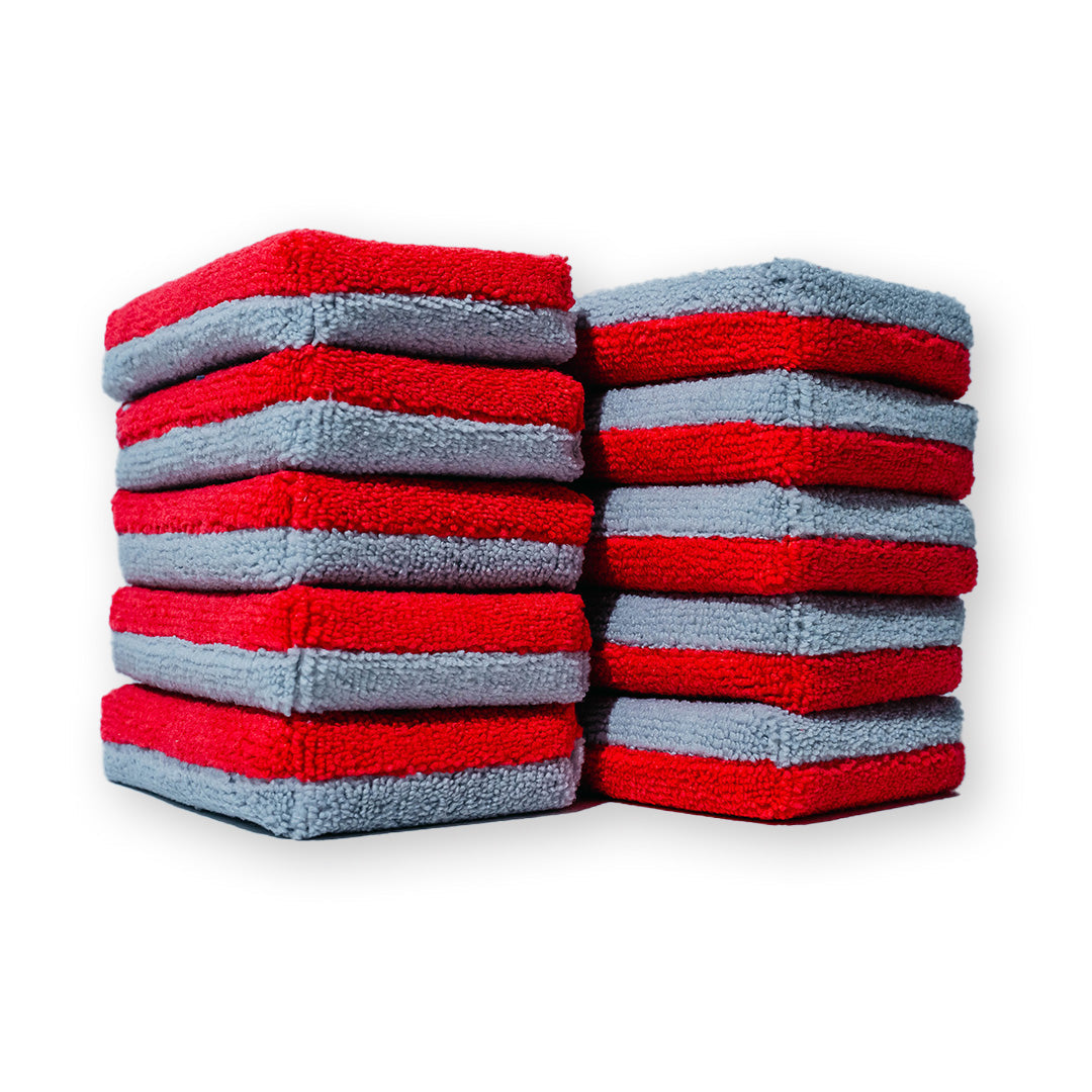 Applicateur AUTOFIBER Thin Saver, éponge applicatrice de revêtement en microfibre Terry avec barrière en plastique