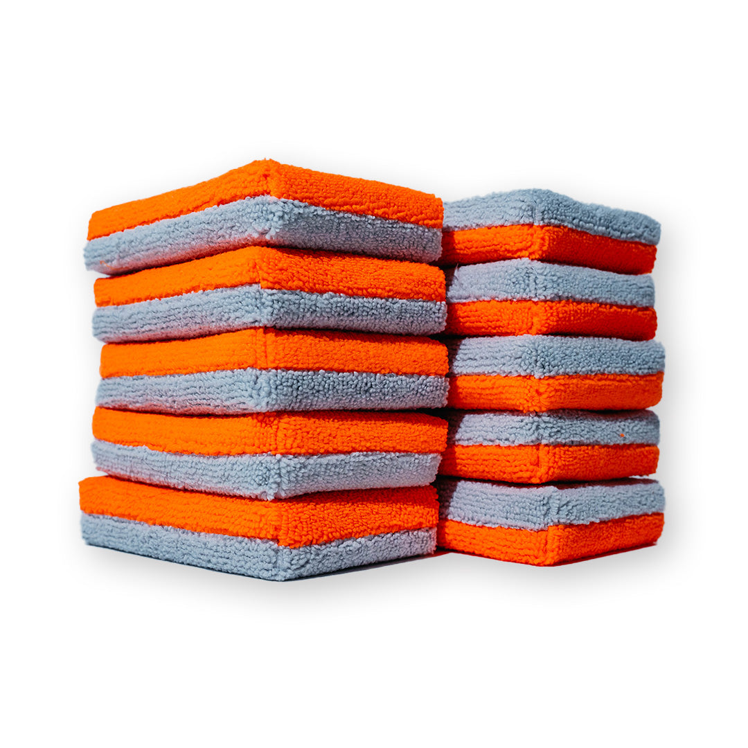Applicateur AUTOFIBER Thin Saver, éponge applicatrice de revêtement en microfibre Terry avec barrière en plastique