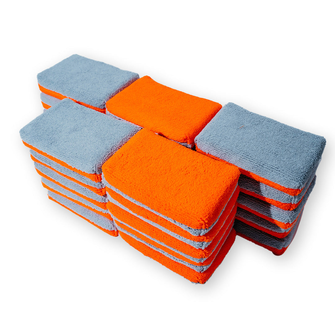 Applicateur AUTOFIBER Thin Saver, éponge applicatrice de revêtement en microfibre Terry avec barrière en plastique