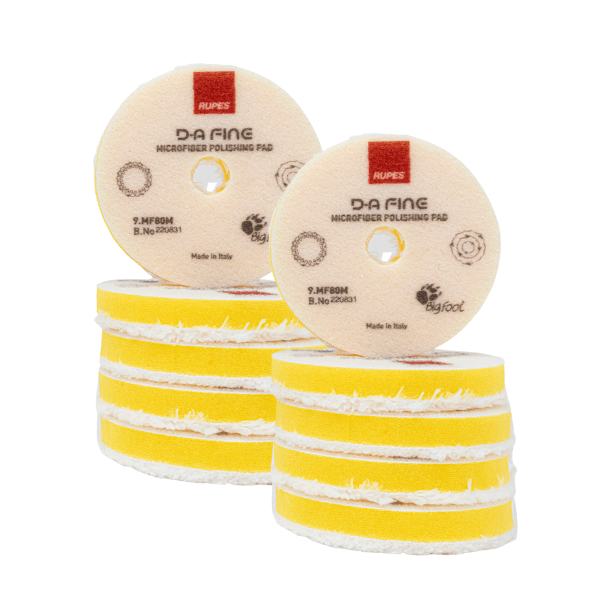 RUPES D-A Microfibre de Polissage Fin (Jaune)