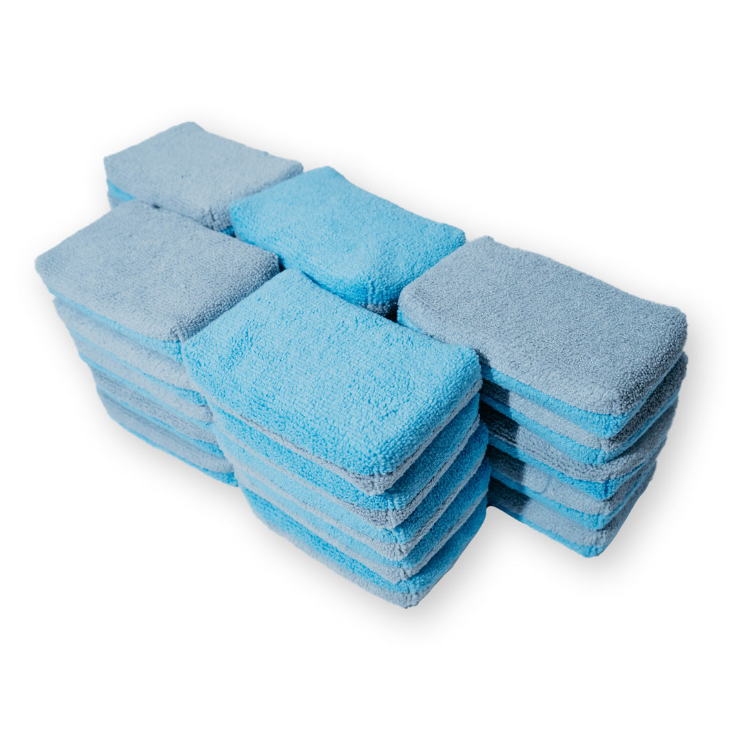 Applicateur AUTOFIBER Thin Saver, éponge applicatrice de revêtement en microfibre Terry avec barrière en plastique