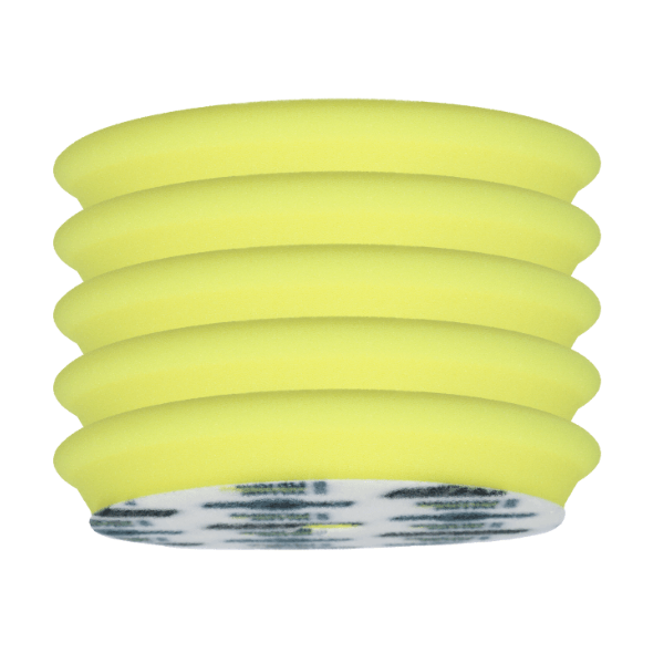 BUFF AND SHINE | Uro-Tec Yellow Polishing Foam Grip Pad Car Supplies Warehouse
