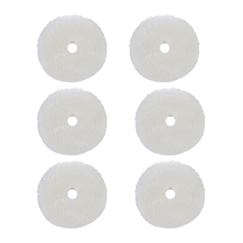 BUFF AND SHINE | Natural 100% Knitted Wool Blueberry Foam Interface (Edge Bevel) • Heavy Pile Cutting Car Supplies Warehouse