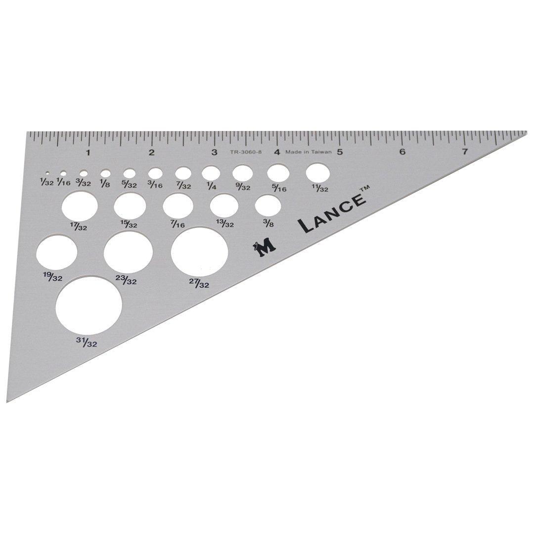 Triangle GDI 8" - 30/60/90 degrés