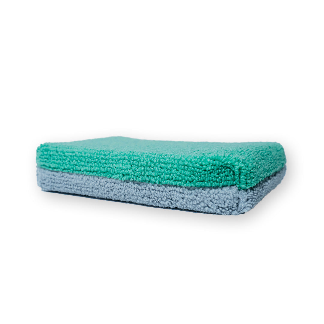 Applicateur AUTOFIBER Thin Saver, éponge applicatrice de revêtement en microfibre Terry avec barrière en plastique