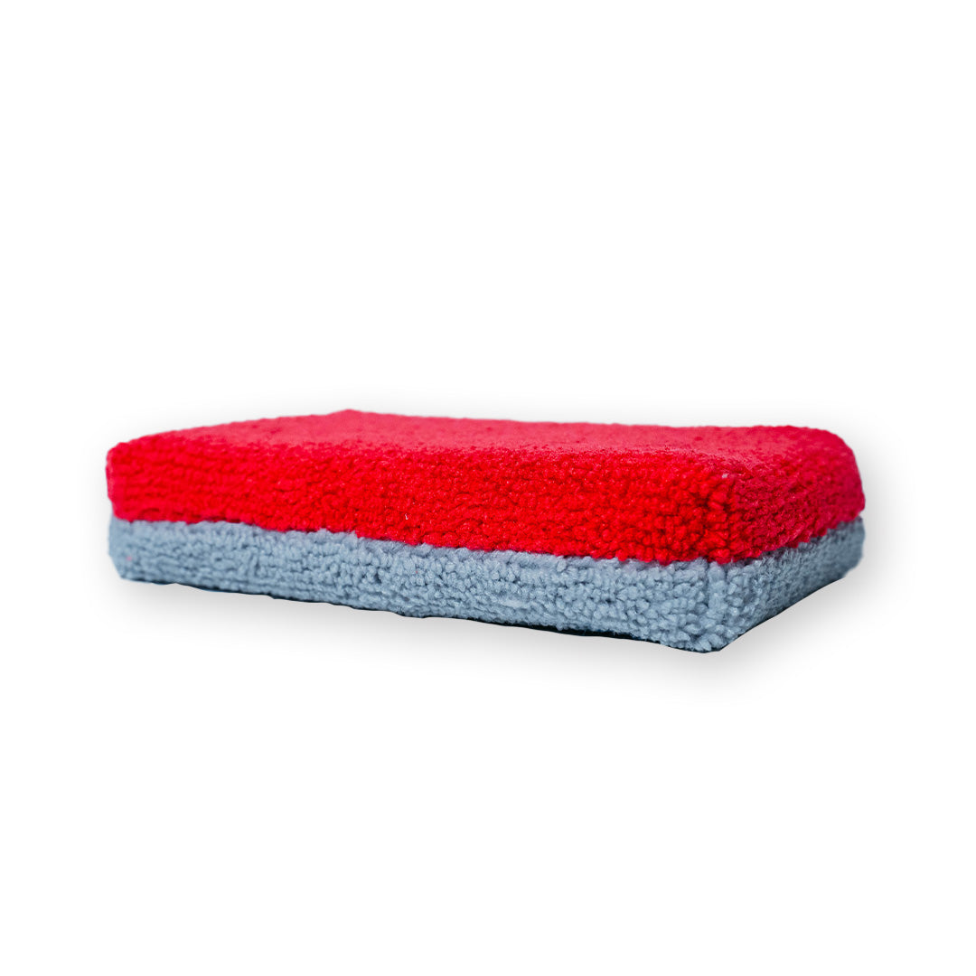 Applicateur AUTOFIBER Thin Saver, éponge applicatrice de revêtement en microfibre Terry avec barrière en plastique