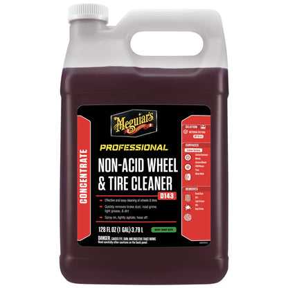 Nettoyant non acide pour jantes et pneus Meguiar's D143 : puissant, sûr et à action rapide
