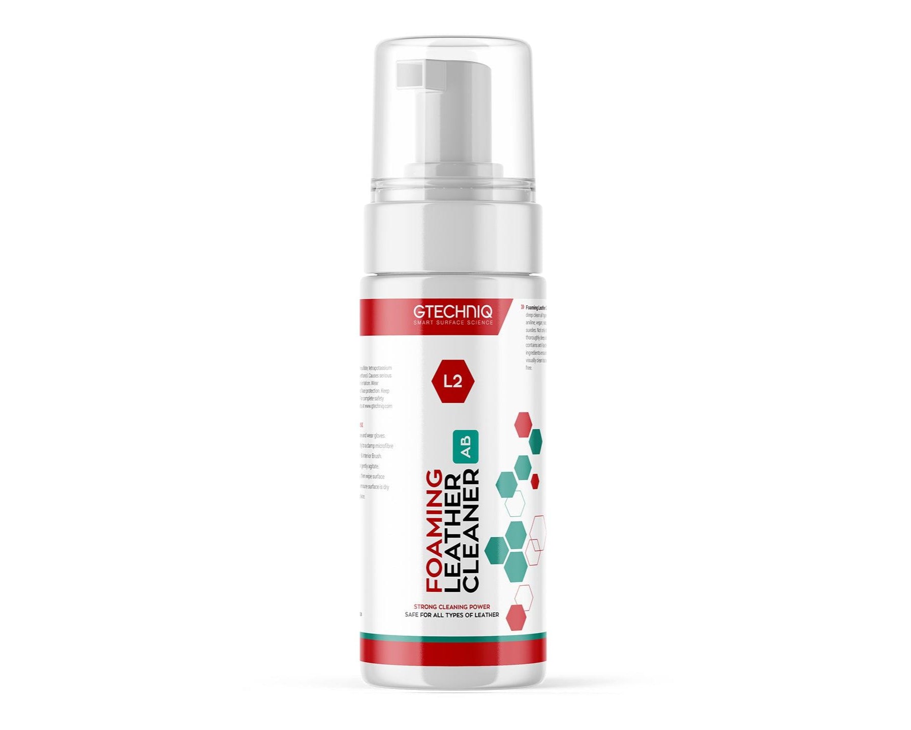 GTECHNIQ L2 Foaming Leather Cleaner – Advanced Cleaning for Automotive Leather
