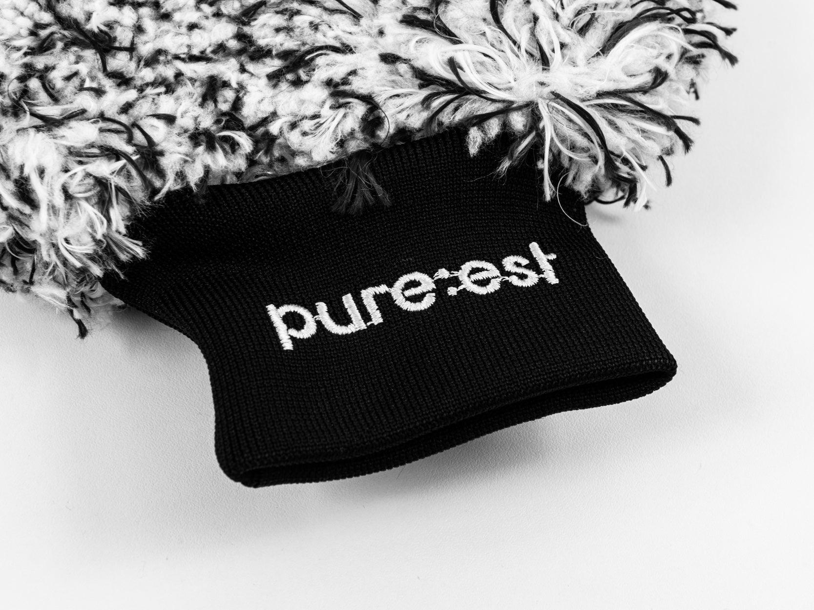 PURE:EST Gant de Lavage en Microfibre - Votre Solution Premium pour un Nettoyage de Voiture Doux et Sans Rayures